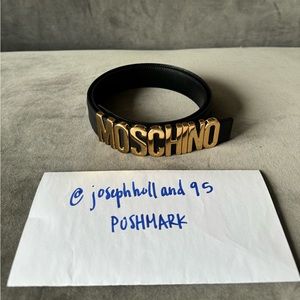 Moschino Gold Belt Sz 50